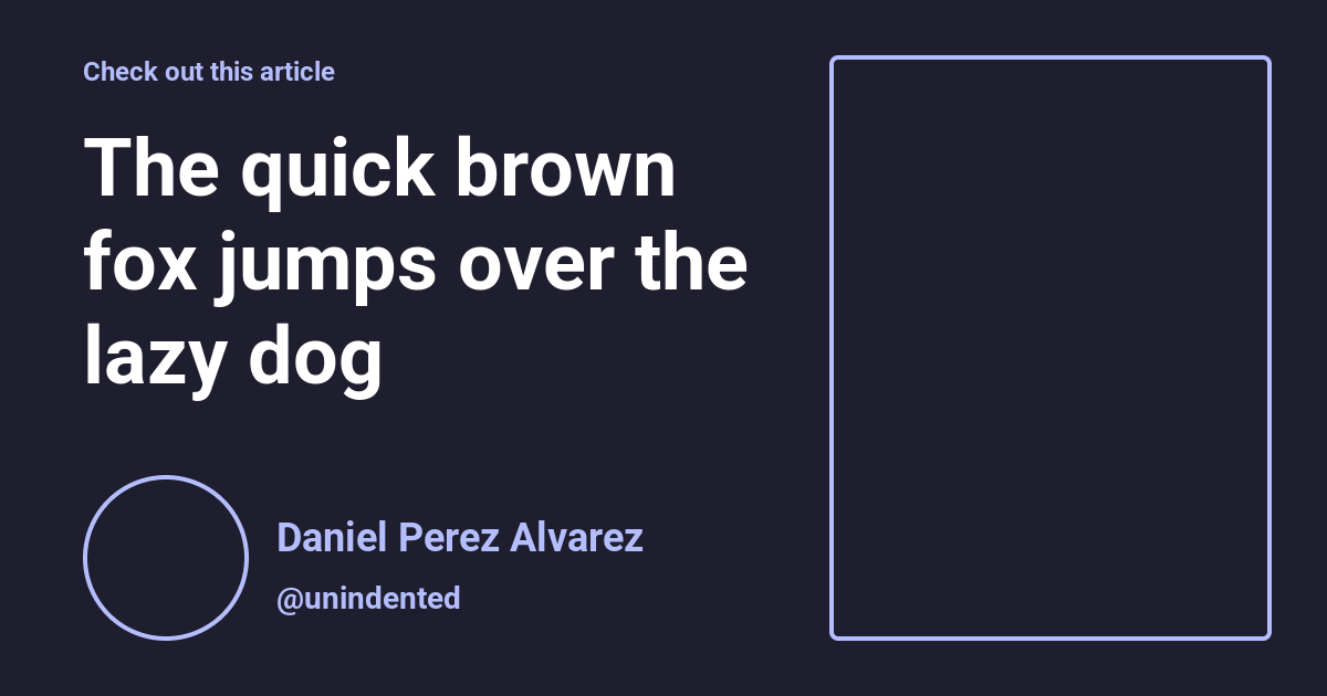 Same as the previous image, but one of the pieces of text is now longer, and has a smaller font size.